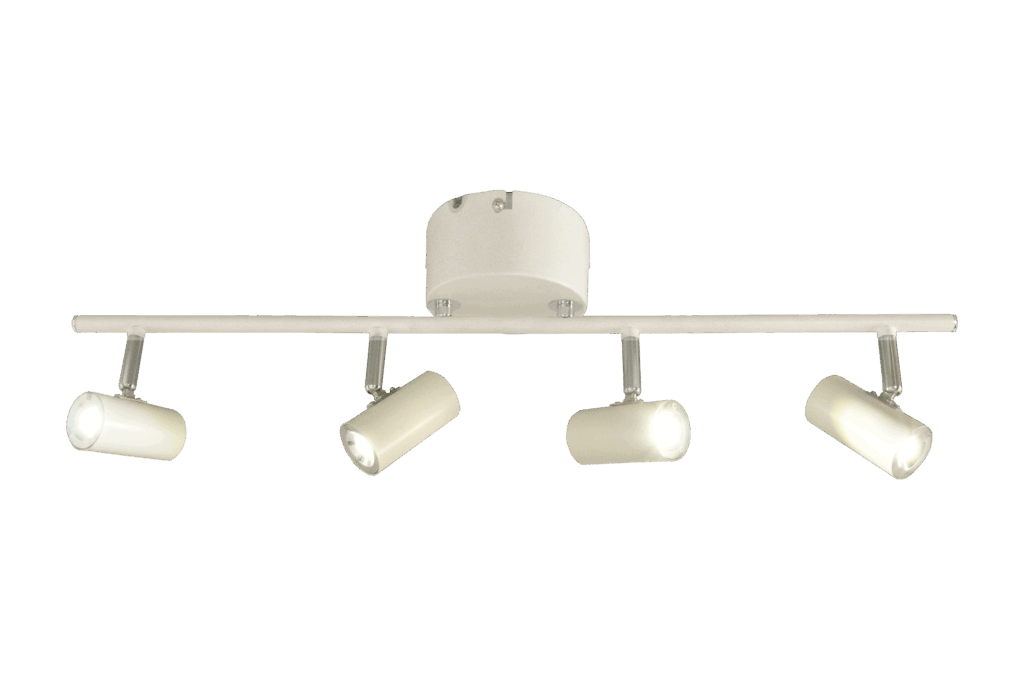 GUSTO ceiling spotlight 4-light tube