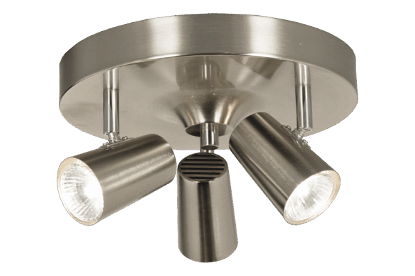 PILOT ceiling spotlight 3-light plate