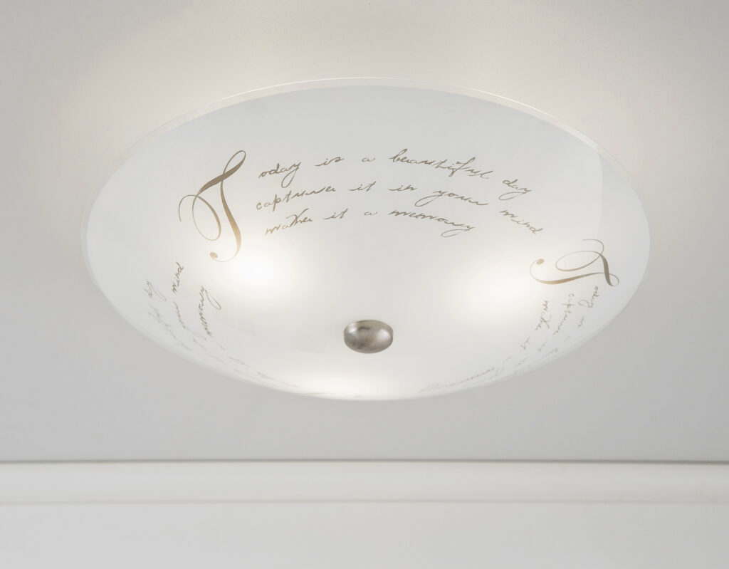 SKRIFT ceiling lamp Ø42