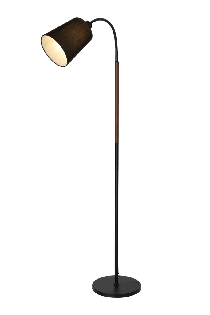 LJUSDAL floor lamp 1-arm incl. shade