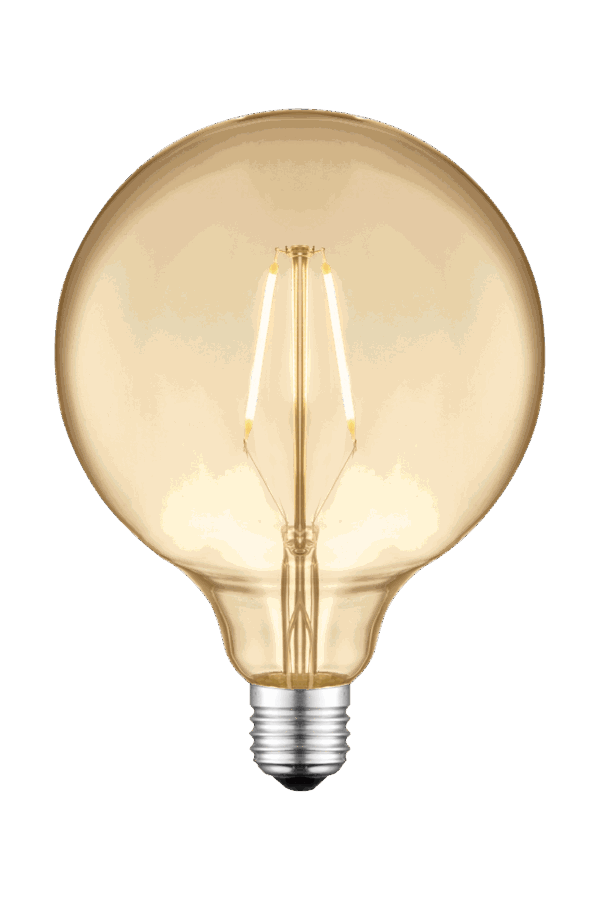 Globe G125 E27 2W lED filament 2700K, amber