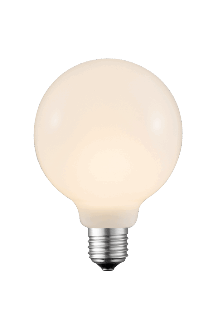 Globe G95 E27 6W LED filament dimmable 2700, white