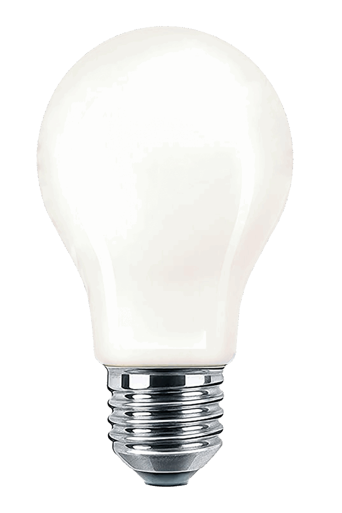 Normal E27 2W LED filament 2700K, white