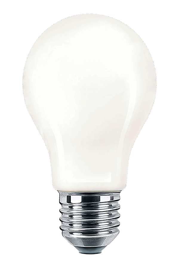 Normal E27 4W LED filament 2700K, white
