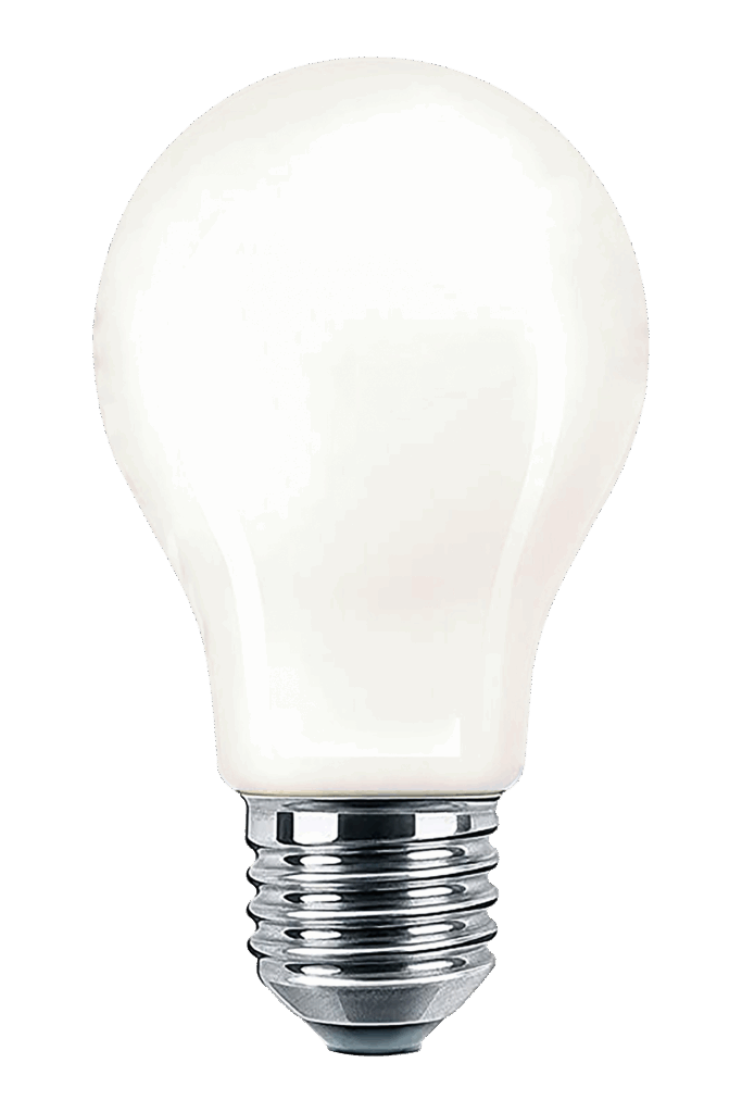Normal E27 4W LED filament 2700K, white