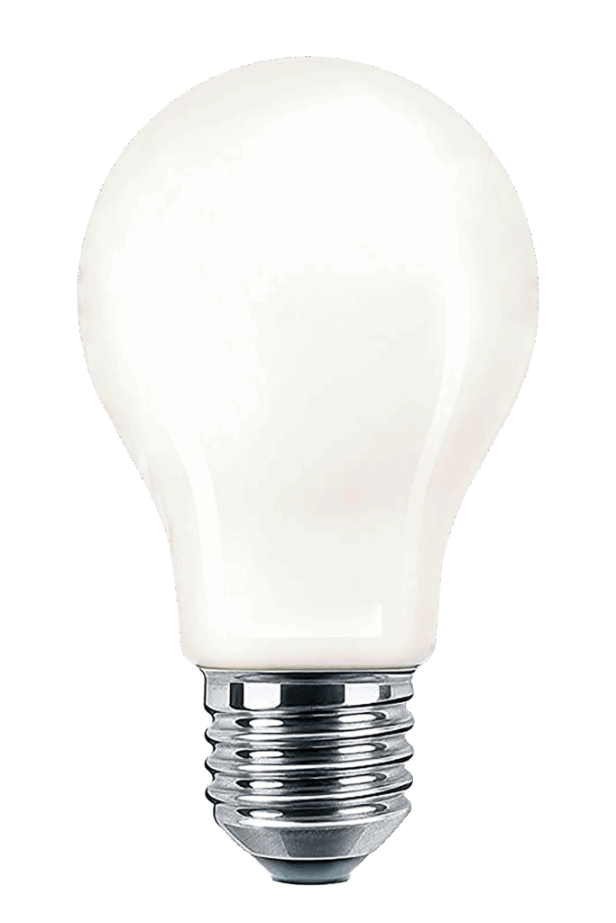 Normal E27 6W LED filament dimmable 2700K, white