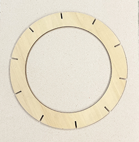 Carpatica (Ø60) bottom ring D, natural