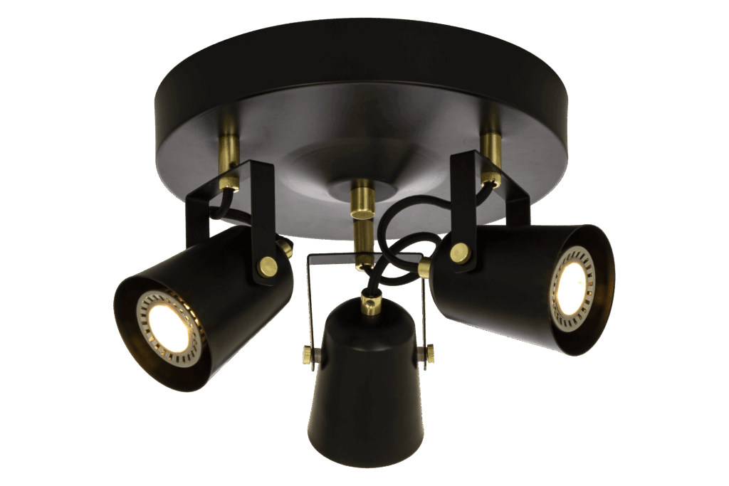 METZ ceiling spotlight 3-light plate
