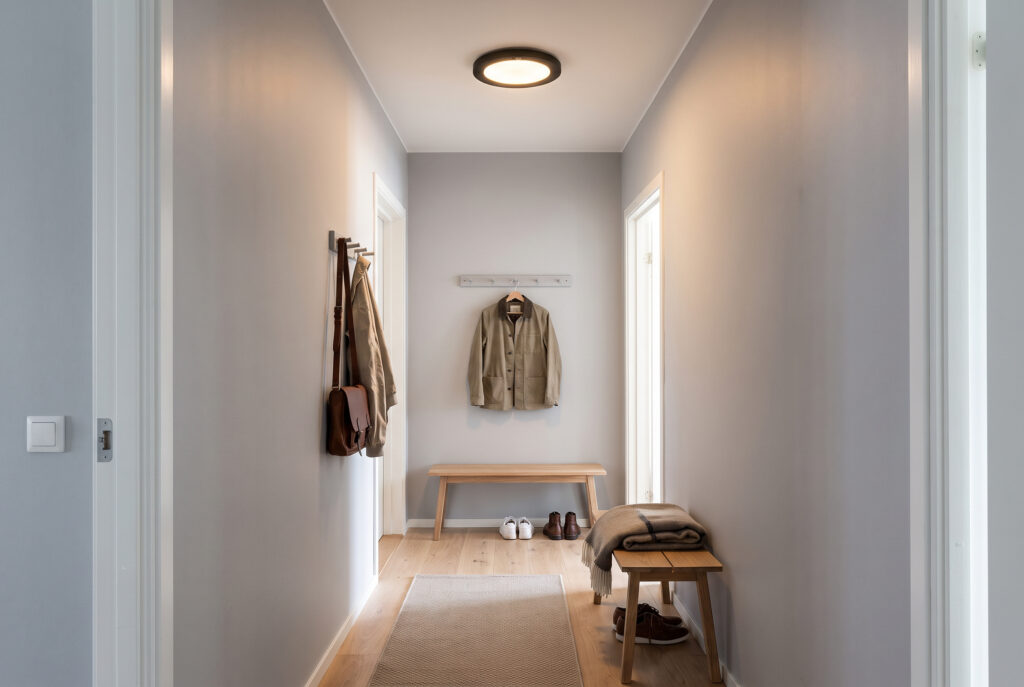 ECO light PIR plafond black