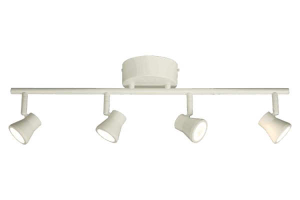 PLUTO ceiling spotlight 4-light tube