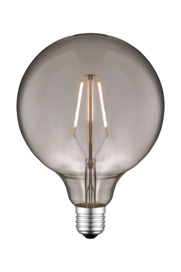 Globe G125 8W LED filament dimmable 2000K, smoke