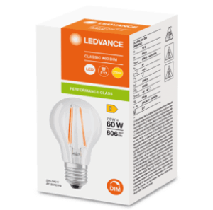 CLASSIC A Filament E27 KLAR DIM - Bild 2