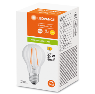 CLASSIC A Filament E27 KLAR DIM