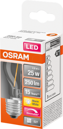 KLOT Filament E27 KLAR DIM