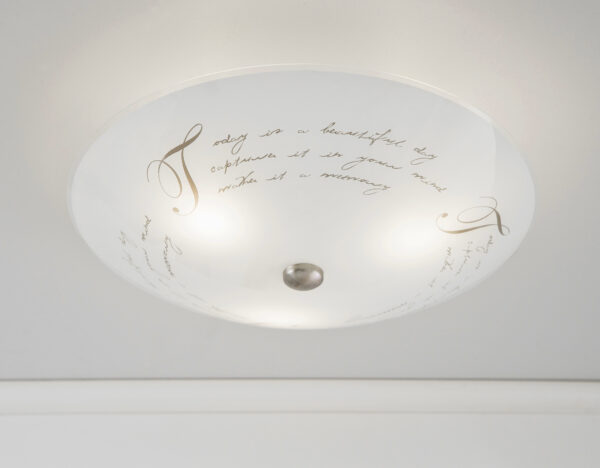 SKRIFT plafond Ø42