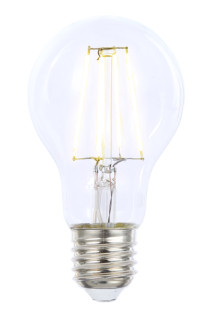 Normal E27 6W LED filament 2700K, klar