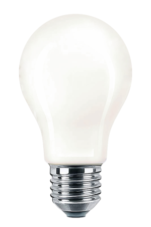 Normal E27 6W LED filament dimbar 2700K, vit