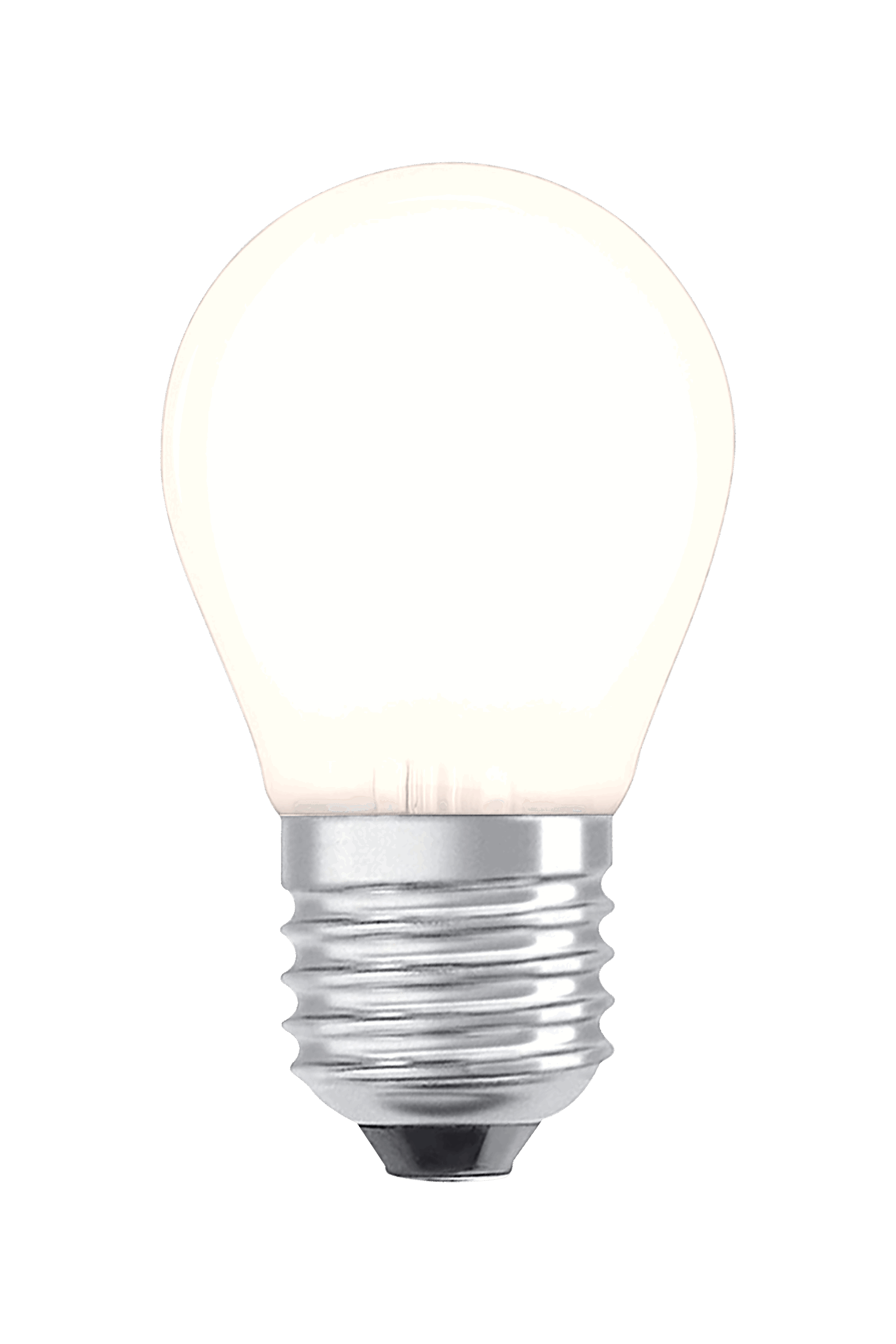 Klotlampa E27 4W LED filament dimbar 2700K, vit - Bild 1