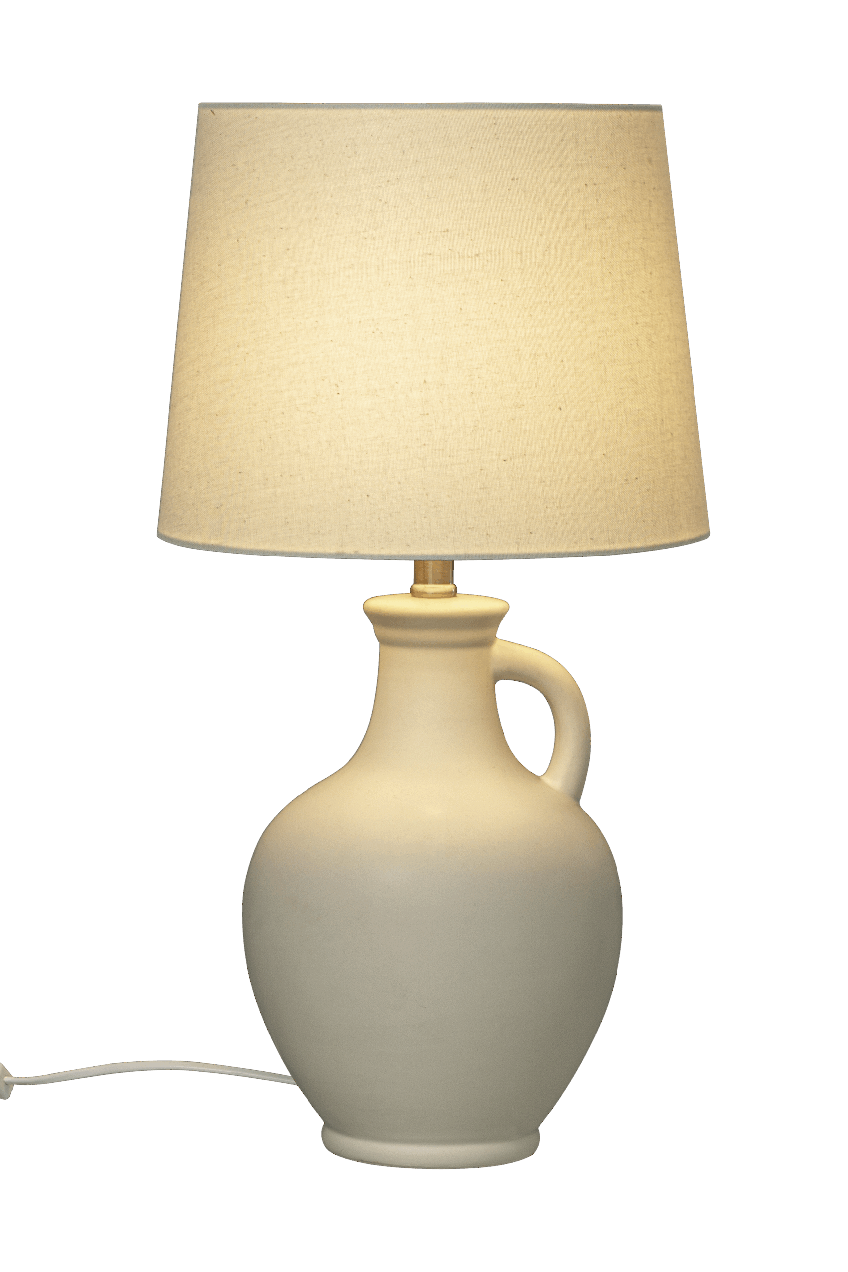 ATHENA bordslampa, naturvit - Bild 1