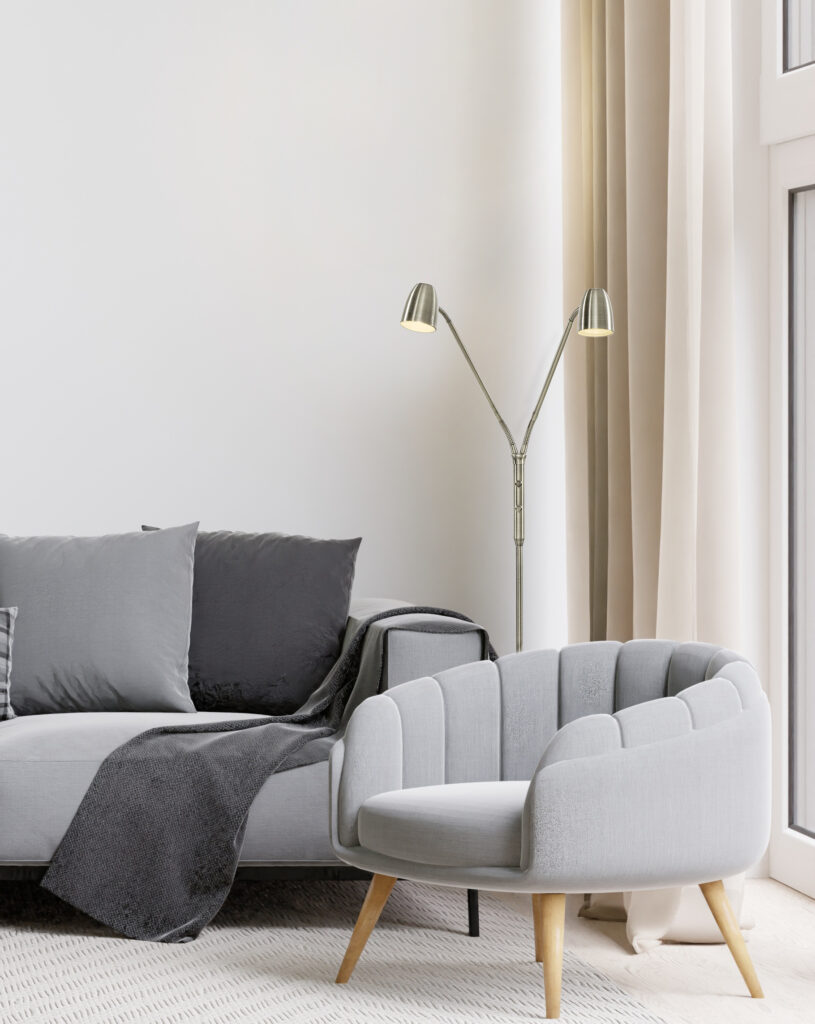 SANDNES golvlampa dubbel