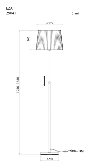 EZAI golvlampa - Bild 3