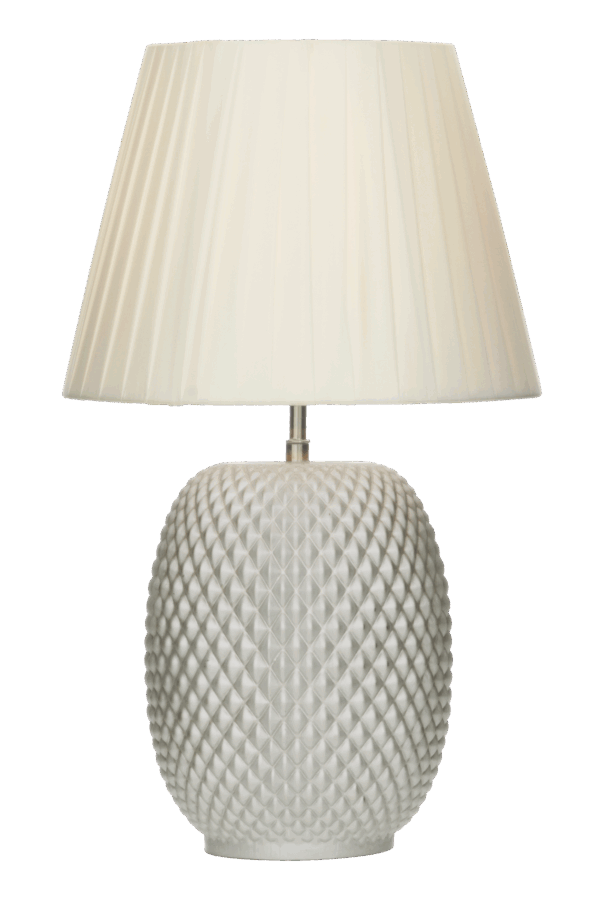 CORNELIA bordlampe, perlefarget