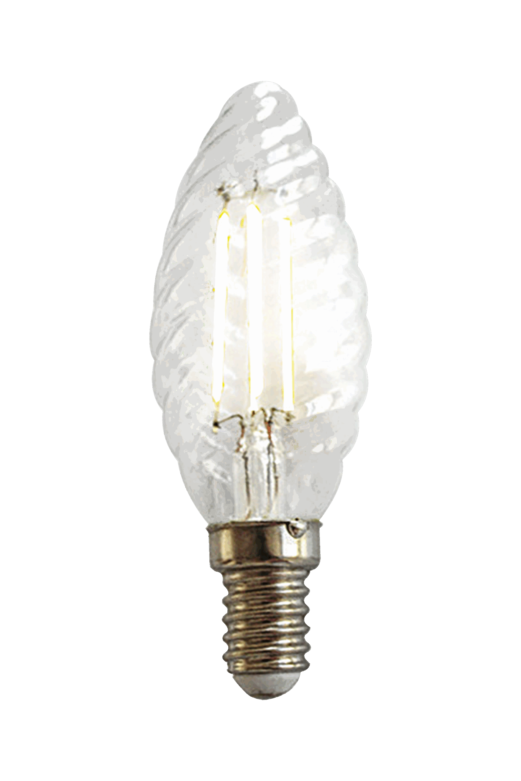 Vridd Mignon 4W LED filament E14 dimbar, klar - Bilde 1