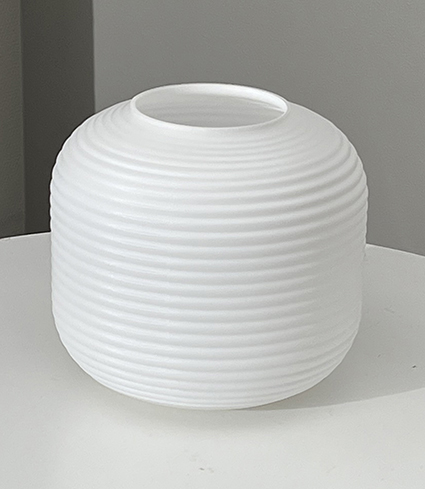 Aura glass, hvit