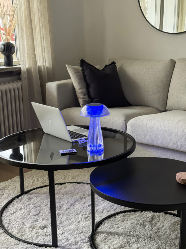 FUNGI oppladbar bordlampe
