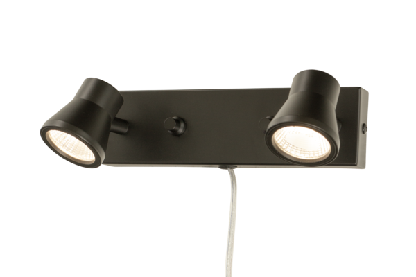 PLUTO vegglampe dobbel